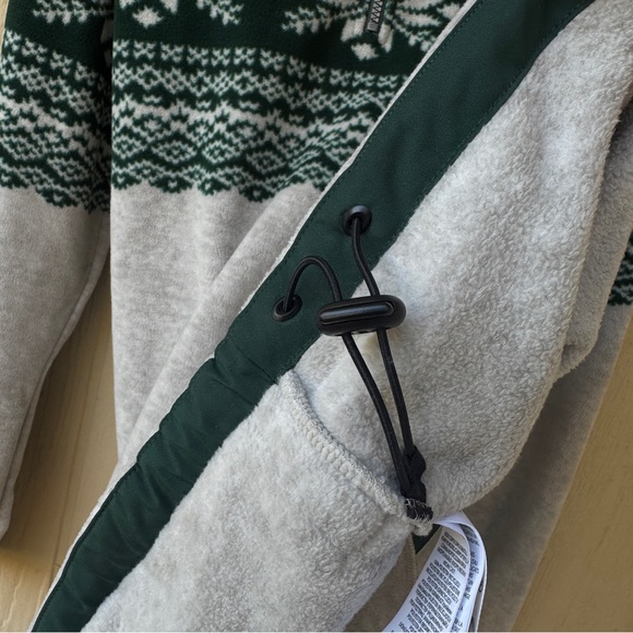 NWT Ralph Lauren Men's Green Snowflake Half-Zip Fleece Sweater XXL - Picture 4 of 7